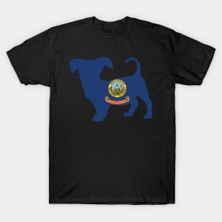 Chiweenie Dog Lover Idaho Flag T-Shirt